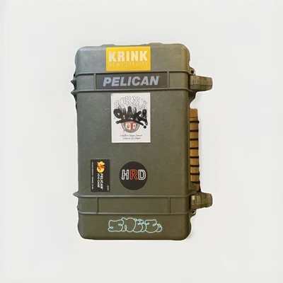 🔥 Estuche de Mano Pelican 1510 - Verde Ejército - con Inserto Divisor Amarillo Acolchado Foto 1 de 4