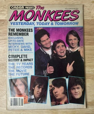 The Monkees Yesterday, Today & Tomorrow Creem Magazine 1987 w/center Poster - Image 1 of 4