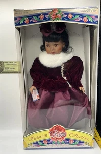 Victorian Collection Rose Genuine Porcelain Doll By Melissa Jane item 11597 NIB - Picture 1 of 7