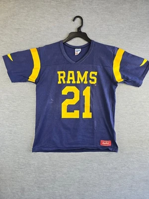 Camisa Vintage Rawlings Rams 21 Adulto Talla Grande 42-44 EE. UU. Foto 1 de 4