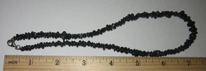 16" TUMBLED POLISHED AUTHENTIC NUUMMITE STONE MINERAL NECKLACE GREENLAND ~ 22.1g - Picture 1 of 9