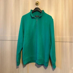 Quarter 1/4 Zip Jumper XL Green Mens - Picture 1 of 4