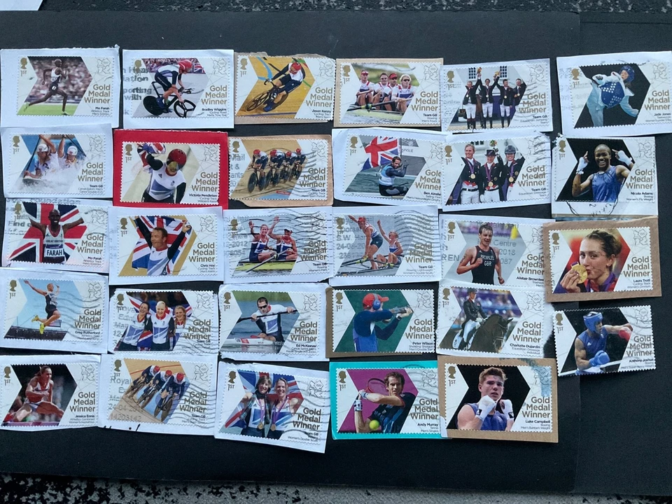 GB 2012 SG3342-70 GOLD MEDAL WINNERS LONDON OLYMPIC GAMES FULL USED SET of 29 — 第 1/1 张图片