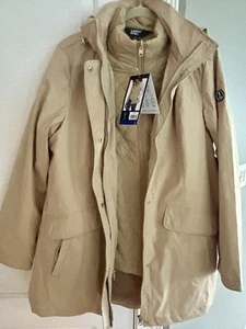 LANDS END DAMEN JACKE 3-in-1 mit abnehmbarer wattierter Weste, Large - Bild 1 von 11