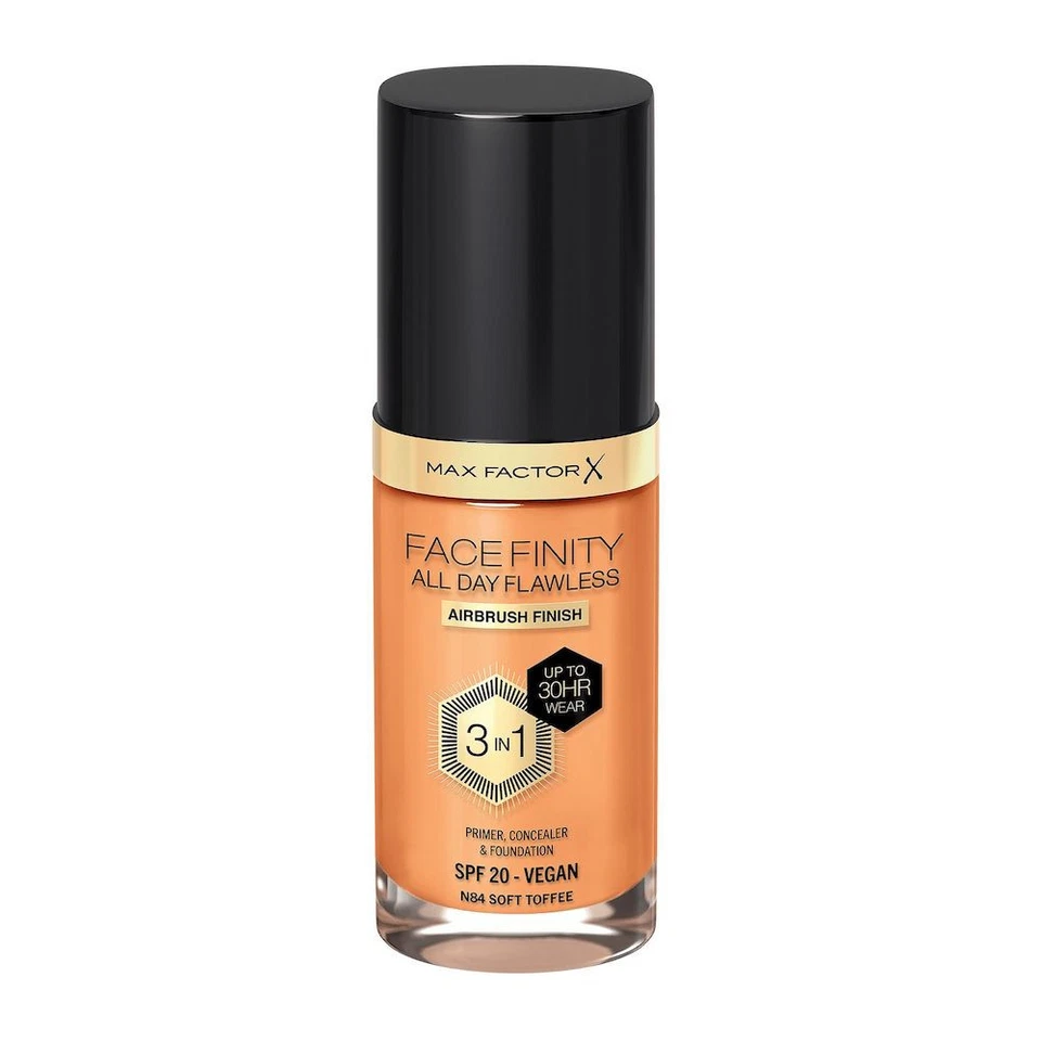 Max Factor Facefinity Fond de Teint 3-en-1 30ml N84 Soft Toffee - Photo 1/1
