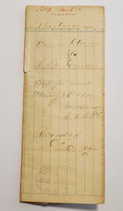 Antigua hipoteca manuscrita Warner Adams Falls County Texas a A.B Convers 1880 - Imagen 1 de 3