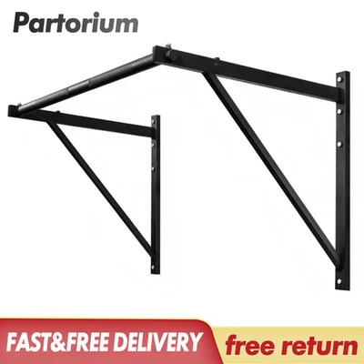 Barra de montaje en pared para mentón hacia arriba agarre múltiple acero resistente gimnasio en casa - Imagen 1 de 4