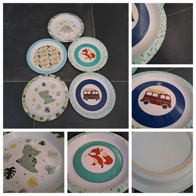 5 Kinderteller, Set - Bild 1 von 4