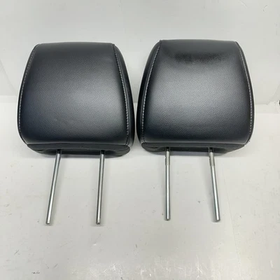 15-17 FORD EXPEDITION Front Driver Passenger Seat Head Rests Black Leather - Image 1 of 4