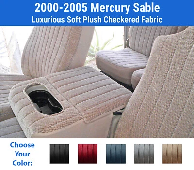 Capas de assento de pelúcia Regal para 2000-2005 Mercury Sable - Imagem 1 de 4