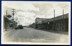 Tombstone Arizona Main Street Pabst Bier Schild Echt Foto Postkarte - Bild 1 von 2