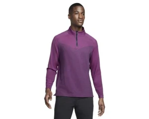 NIKE Dri-FIT ADV Vapor Quarter-Zip Golf Top Medium Purple DH0982-621 - Picture 1 of 6