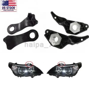 Clips de soporte de reparación de faros 4 piezas izquierda derecha para BMW E60 E61 5 Series 530i 525i 545i - Imagen 1 de 8