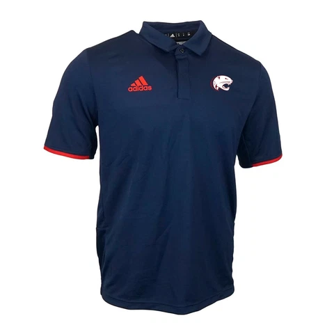 South Alabama Jaguars NCAA Men's Navy Blue Team Iconic Climalite Polo Shirt Cover