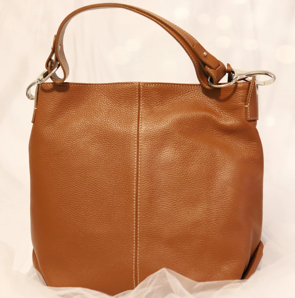 Bolso de cuero Gabriella Hobo para mujer hecho en Italia por Bellini Foto 1 de 1