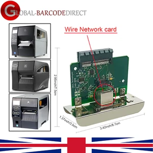 P1038204-01 Internal Ethernet Network Card for Zebra ZT210 ZT220 ZT230 Printer - Afbeelding 1 van 8