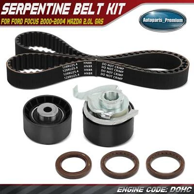 6x Timing Belt Kit for Ford Focus 2000-2004 Escape Mazda Tribute 2.0L GAS DOHC - Image 1 of 4