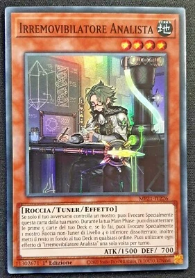 IRREMOVIBILATORE ANALISTA Super Rara in Italiano MP21-IT226 YUGIOH - Immagine 1 di 2