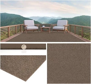 Koeckritz Hobnail Espresso - Lightweight Indoor/Outdoor Area Rugs - Picture 1 of 9