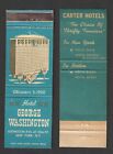 Hotel George Washington { Ph Gr 5-1920 } New York Ny 2-Sided Matchbook Cover