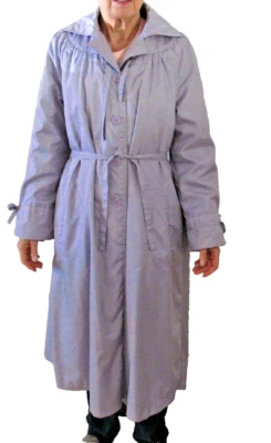 Abrigo Chaqueta Cortavientos/Impermeable Talla 8 Nordstrom Elegante Lavanda Clásico Foto 1 de 4