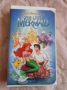 A Walt Disney Classic, THE LITTLE MERMAID VHS, Recalled Cover Art, Black Diamond - Picture 1 of 7