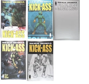 KICK-ASS #1 (5) Mark Millar 2018 VARIANTE juego de cómics iMAGE PRIMERA impresión en blanco décima - Imagen 1 de 6