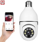 360° 1080P IP E27 Light Bulb Camera Wi-Fi IR Night Smart Home Wireless Security