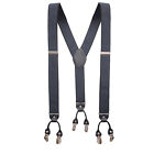 Unisex Y-Back Detachable Adult New Suspenders Fashion Elastic Party Band Pants