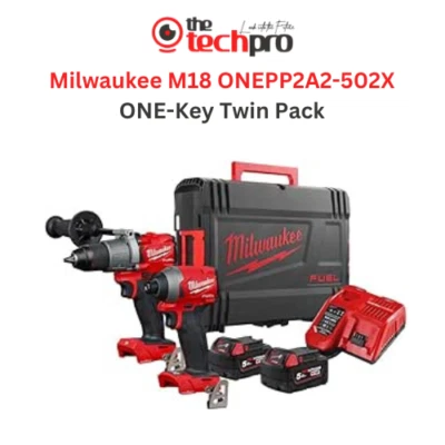 Milwaukee M18 ONE-KEY Fuel Twin Pack 18V 2x 5.0Ah Li-ion Batteries - Image 1 of 4