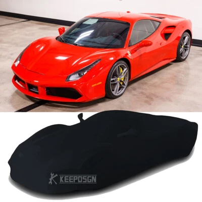 Cubierta de coche satinada elástica a prueba de arañazos interior para Ferrari 296 458 488 F8 599 Foto 1 de 4