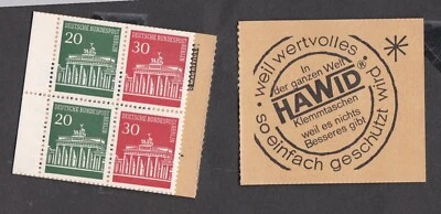 GERMANY BERLIN 1970 COMPLETE BOOKLET W/ PANE OF 2 20PF & 2 30PF (MI HB7A) - Image 1 of 2