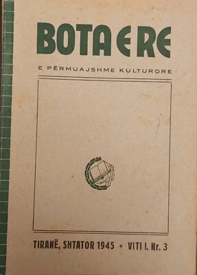 Albania, 3 magazines, Bota e re, Rare( 1945) - Image 1 of 4