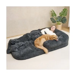 EHEYCIGA Foldable Human Dog Bed for Adult, Orthopedic Dog Bed for Humans Fits... - Picture 1 of 9
