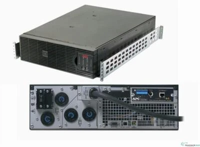 APC SURT6000RMXLT3U Smart-UPS 6000VA 4200W 208V XL 3U Power Backup SURT6000XLT - Image 1 of 3