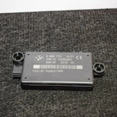 BMW 3 Convertible Door Alarm Sensor ECU Control Unit E93 6989713 2010 - Immagine 1 di 4