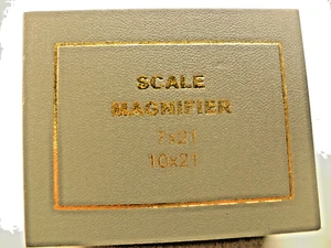 Lupa Escala 7x21 10x21 Total 9 psc, No Parece que hayan sido usadas - Imagen 1 de 7