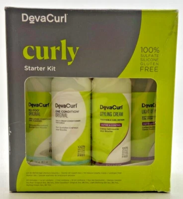 DevaCurl Curly Starter Kit 100% Sulfate-Silicone-Gluten Free - Image 1 of 2