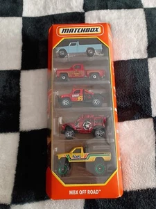 2024 Matchbox MBX Off Road 5-Pack Nissan Chevy Stepside - Picture 1 of 12