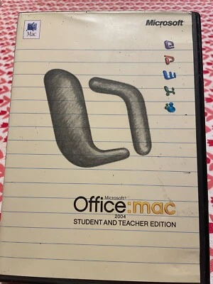 MICROSOFT OFFICE MAC 2004 HOME & STUDENT AND TEACHER EDITION WITH KEYS - Image 1 of 3