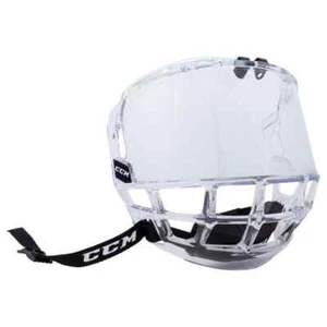 CCM FV1 Full Clear Face Visor Ice Inline Roller Street Hockey - Picture 1 of 4