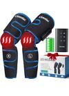 Rechargeable Leg-Massager for Circulation with Heat, Portable & Cordless Air ...