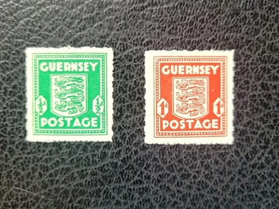 Guernsey #N1-2 MNH, 1941-44 German Occupation, Scott Catalog Value $ 10.65 - Image 1 of 2