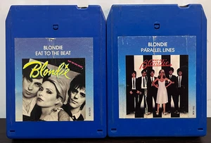 BLONDIE Lot (2) Eat To The Beat & Parallel Lines - 8-Track Tapes - Excellent! - Picture 1 of 4