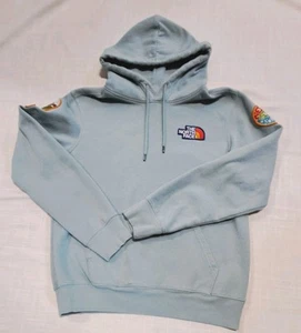 North Face Hoodie Pullover Herren Small Neuheit bestickt Outdoor Wandern Camping - Bild 1 von 12