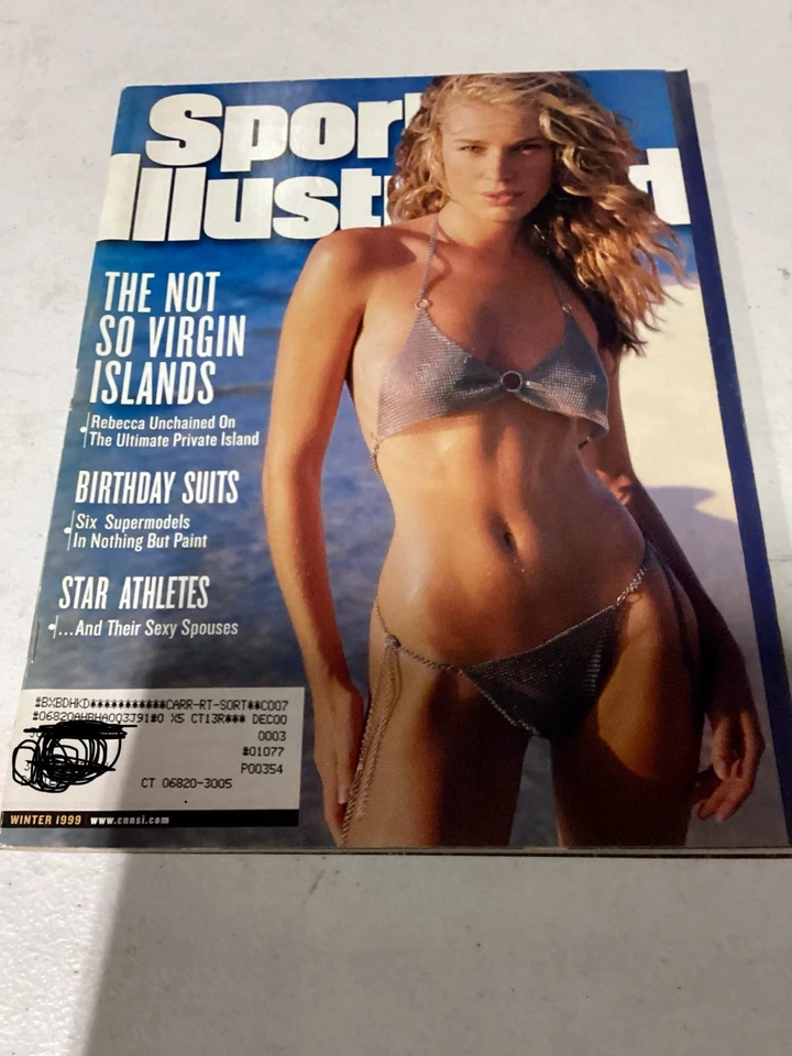 1999 Sports Illustrated Swimsuit Magazine Virgin Islands Supermodels Rebecca Foto 1 de 4