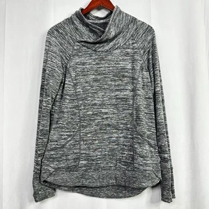 Athleta Sweater Long Sleeve Womens Burnout Athletic Karma Funnel Neck Medium - Picture 1 of 9