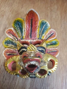 Novica Collections Bali Barong Holz Maske Volkskunst D - Bild 1 von 6