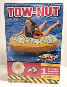 SportsStuff Townut Towable Tube 1 Person Donut Inflatable #53-3065 NOB Lake Life - Picture 1 of 10