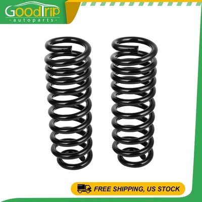 Front Set of 2 For Ford F-150/250 80-96 Bronco E-100/150 Econoline Coil Springs - Image 1 of 4